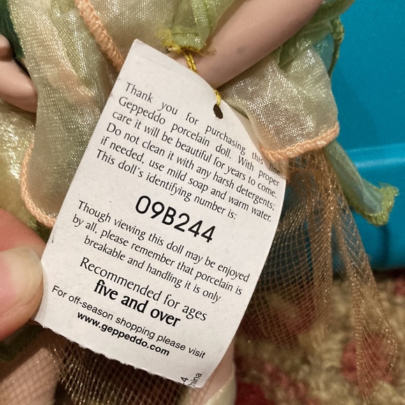 Geppeddo porcelain doll-forest fairy - Picture 3 of 4